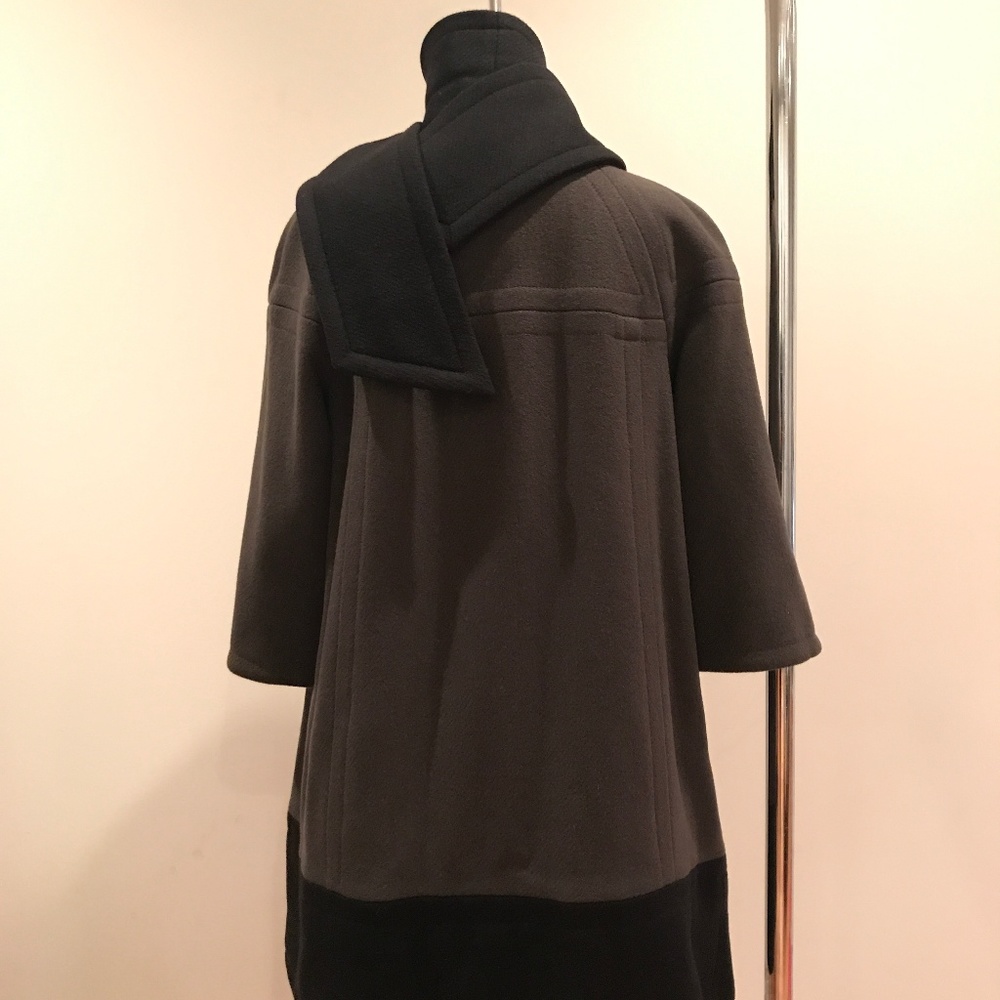 Marc Jacobs Olive Black Coat - Picture 4 of 8